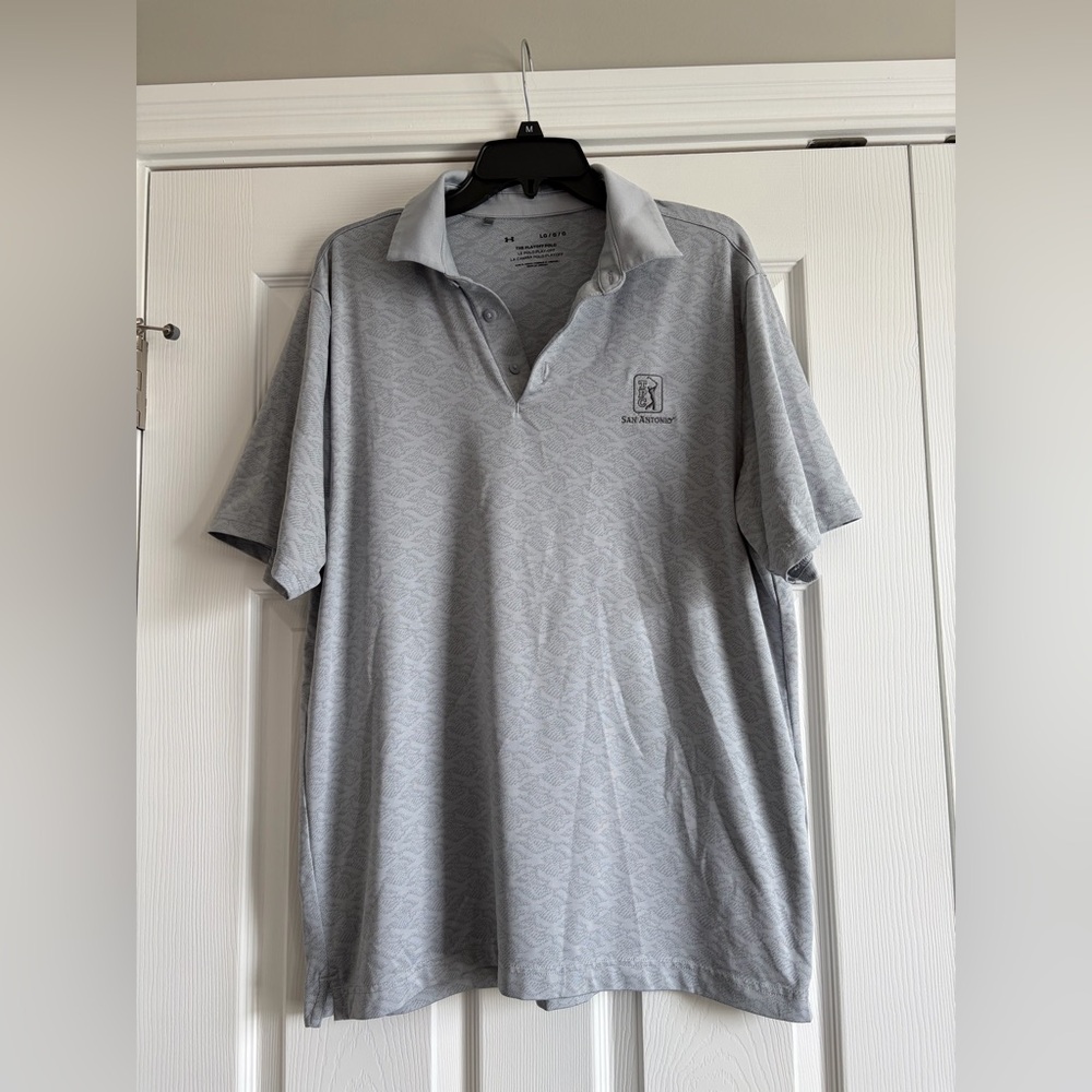 Gray Golf Polo Shirt